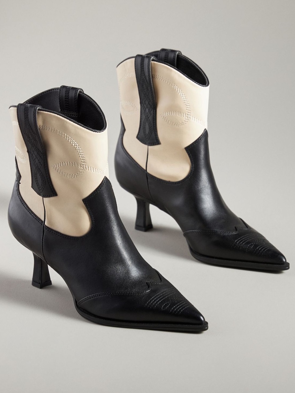 Anthropologie Sam Edelman Yolanda Leather Cowboy Boots
